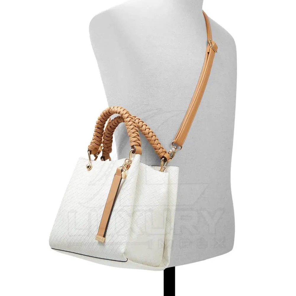White Color Real Cow Leather Ladies Totes Bag Best Top Selling Women Lather Tote Bags