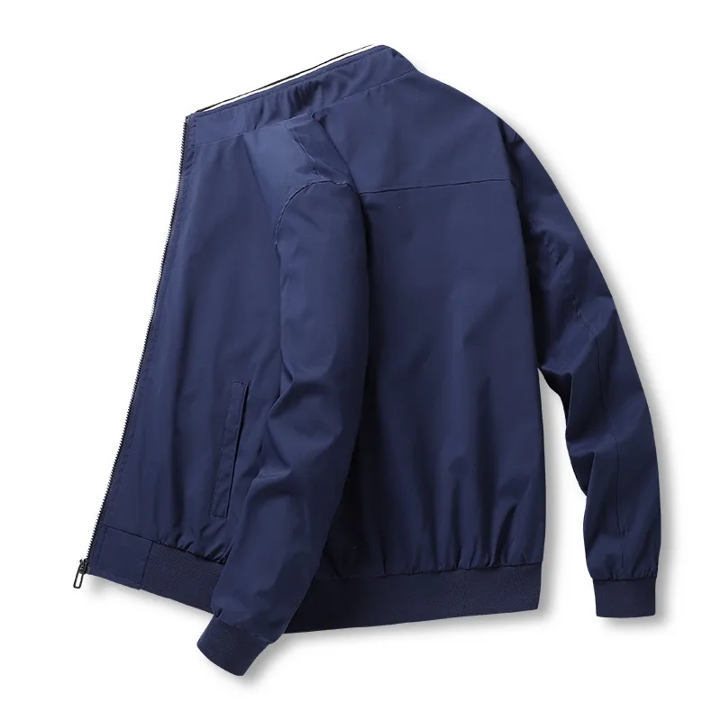 Customized high quality 2021 Wholesale Spring&Autumn Stand Collar Simple Style Men Outdoor Casual Sports Jacket