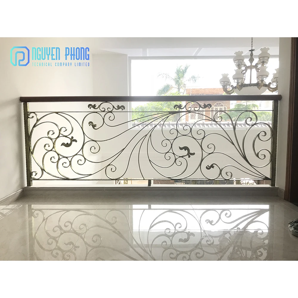 Hot Product Wholesale Manufacturer Wrought Iron Balcony Railing