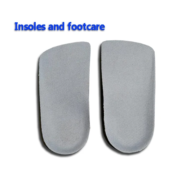 Arch Support Shock Absorption EVA Orthotic Insole, Silicone Pad