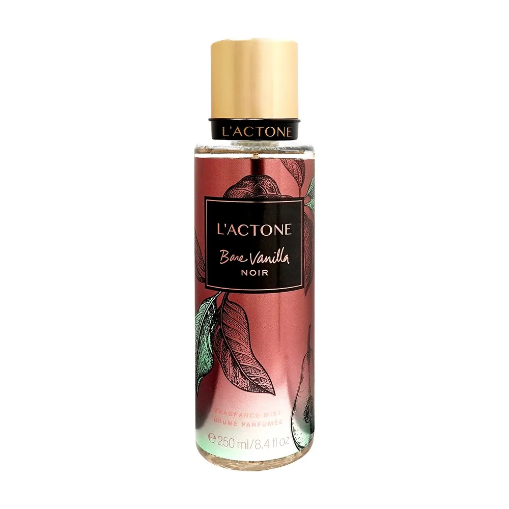 Hot Sale Lactone Bane Vanilla Fragrance Mist Noir 250 ML Made in Turkey Private Label Available Wholesale From Factory OEM