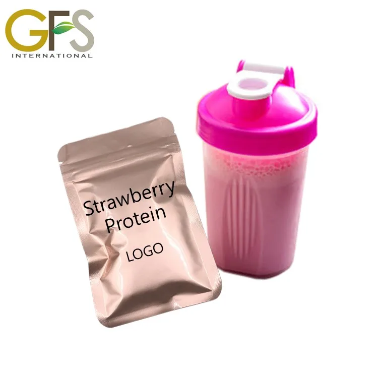 Strawberry Protein nutritional supplement for men