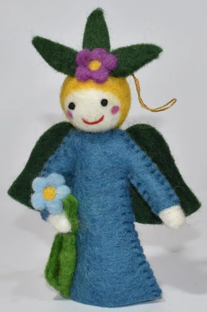 Doll felted, Woolen fairy doll made from 100% new Zealand wool, Fair made doll for decoration and children to play