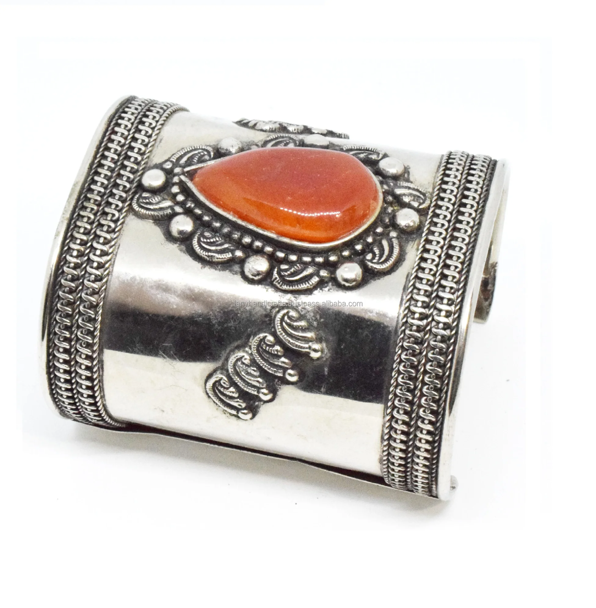 Garnet solid bracelet 925 sterling  jewelry vintage Jaipur handmade shot sate wire wrap bracelets Jewelry