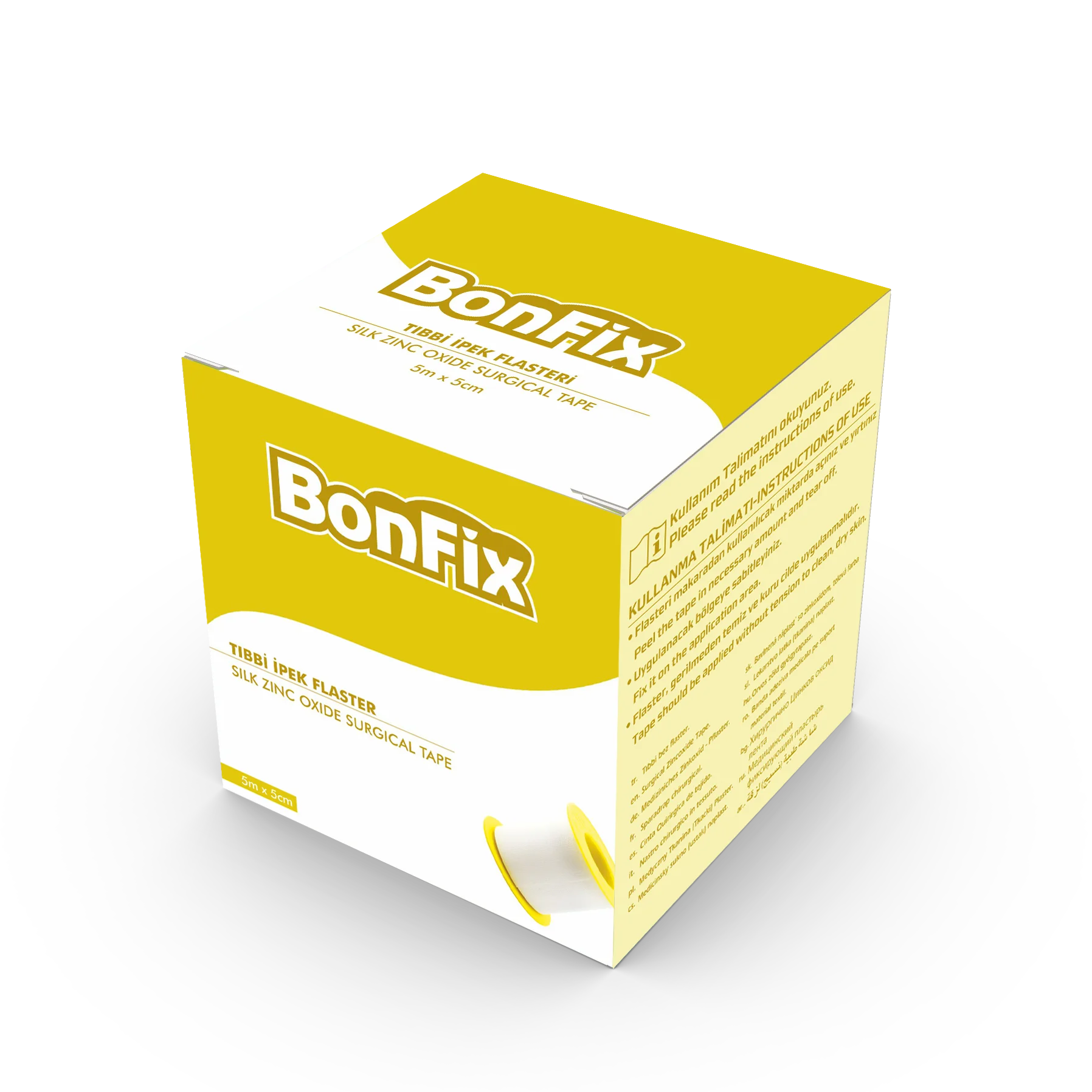 Bonfix Medical Surgical Tape 5mx7.5cm manufacturer in Turkey