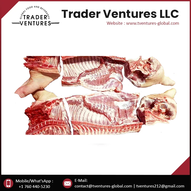 
Quality Export High Grade Pork Carcass 6-Way Cut 