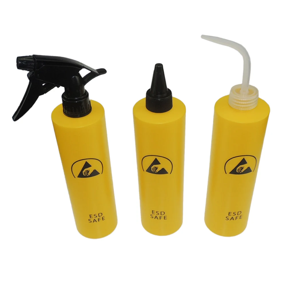 Anti static bottle ESD Alcohol Bottle Solvent Dispenser