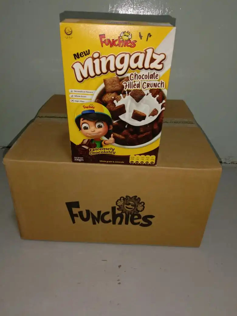 Завтрак Mingalz Шоколад заполненный 150 граммов коробка