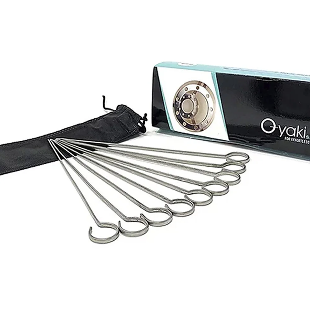 
Шпажки из нержавеющей стали оптом, 9 дюймовые шпажки Oyaki для компактной кухни 