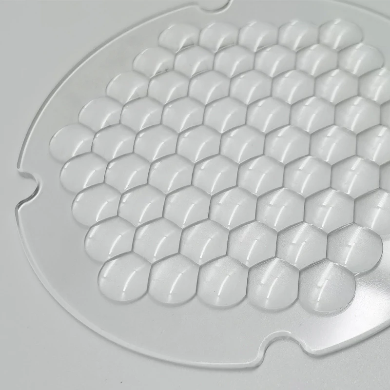 LED MULTI-LENS ARRAYS Optical multi array compound eye glass led lens , Customizable multi-led optic lens