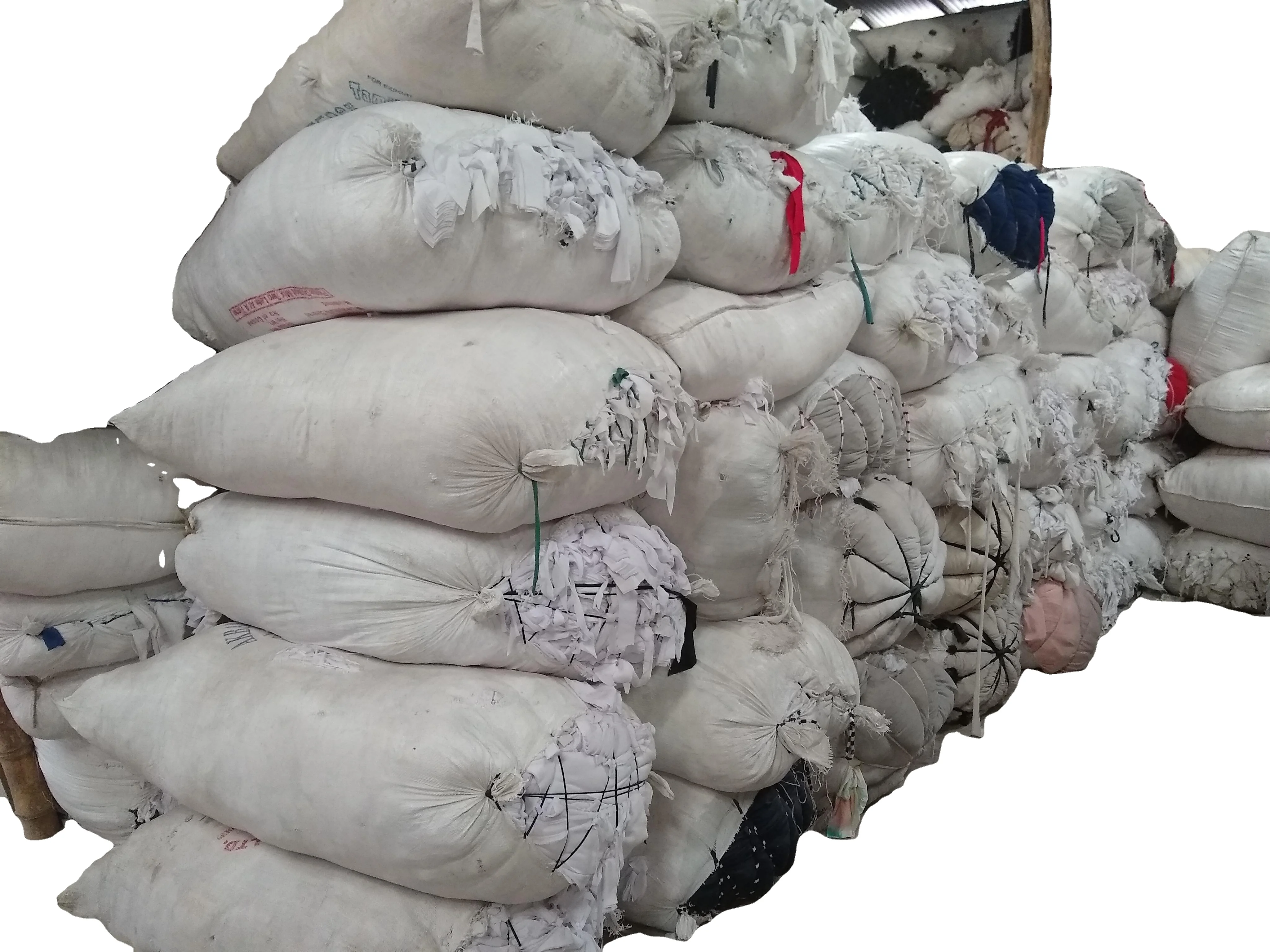 HIGH QUALITY WHITE COTTON KNIT FABRICS WASTE A GRADE RAGS  FOR RECYCLE FROM BANGLADESH BEST QUALITY