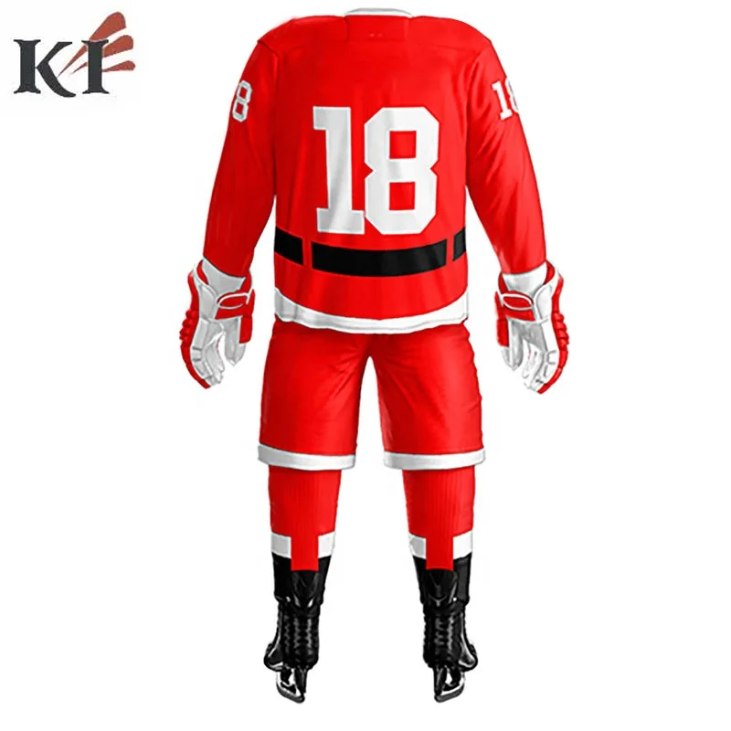 Ice Hockey Shirts Custom Hockey Jersey Golden Sublimation Embroidery Unisex OEM Customized Anti Technics Logo Style Time Knights