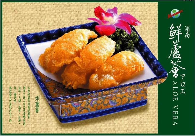 100% Fresh Aloe Vera Pulp - Raw Material to Eat or Drink