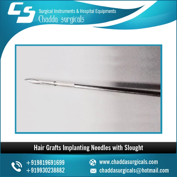 Ведущий дилер высококачественных хирургических инструментов для имплантации волос иглы с сутулой