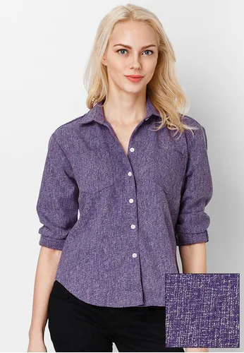 OEM/ODM manufacturer Women clothing long sleeve cotton casual Shirt made in Vietnam