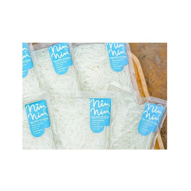 White Egg Vermicelli Nimnim Brand Drained weight 100g net weight 180g Premium Quality from Thailand for 100% Export