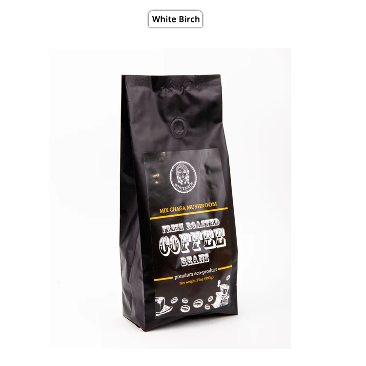 New Arrival Roasted Arabica 1 kg Coffee Beans with Chaga Mushroom at Bulk Price
