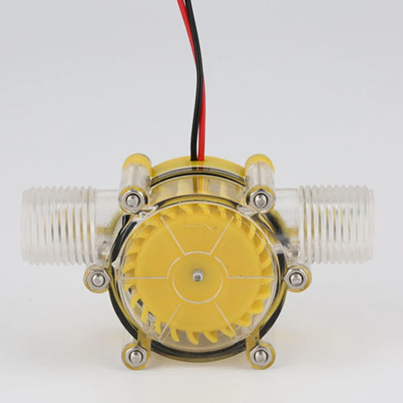 RDS Electronics-DC 5V/12V/80V 10W Water Flow Pump Mini Hydro Generator Turbine Flow Hydraulic Conversion