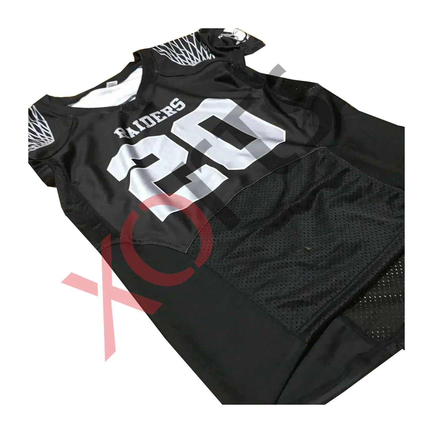 Premium Quality Eagle Design Arm Shiny Tackle Twill American Football Jersey