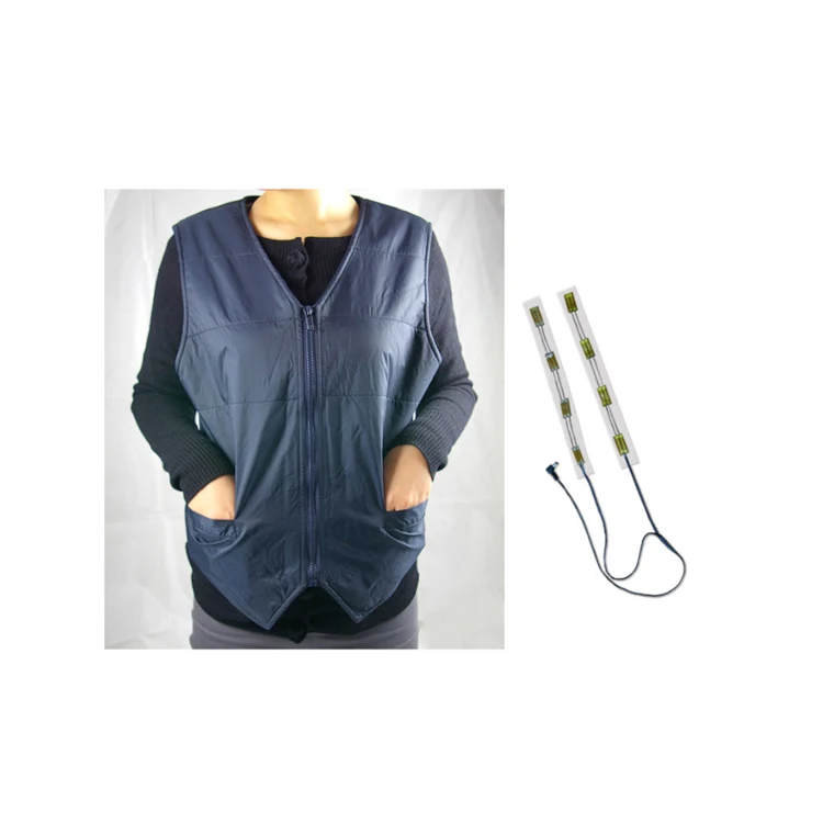 Polyester heating element for waterproof vest