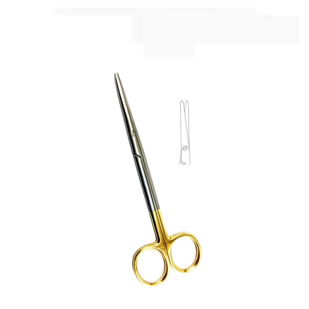  Ножницы Metzenbaum прямые круглые лезвия