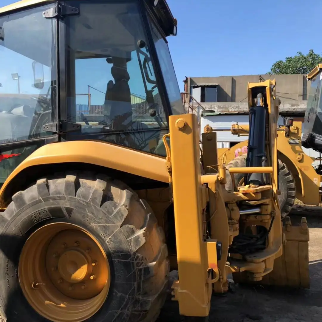 Original retroexcavadora CAT416F backhoe excavator loader CAT416F small backhoe loader with best price for sale