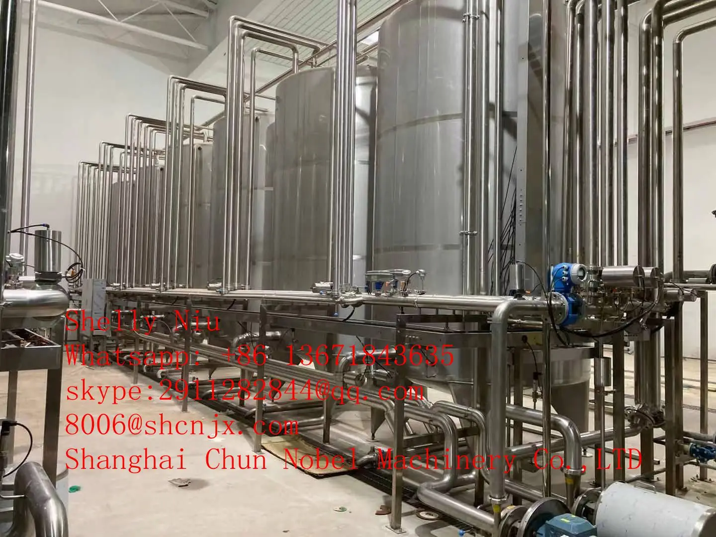Beer Brewery CIP Cleaning System for juice milk yogurt beverage CIP equipment