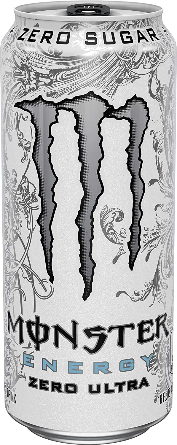 Monster Energy Zero Ultra, Sugar Free Energy Drink, 16 Ounce