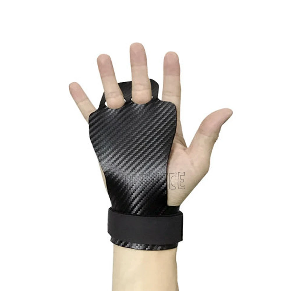 Углеродное волокно штыри блины для кроссфита подтянуть защита для ладони гимнастический Тяжелая атлетика защитные перчатки