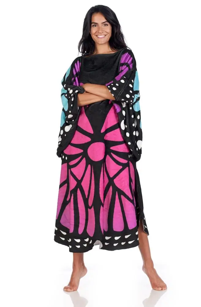 
KANGURU BUTTERFLY WEARABLE FLEECE BLANKET 