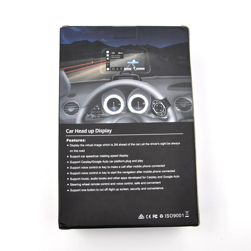 
Hud Head Up Display In-Car Head-Up Displays Gps With Speed RPM 