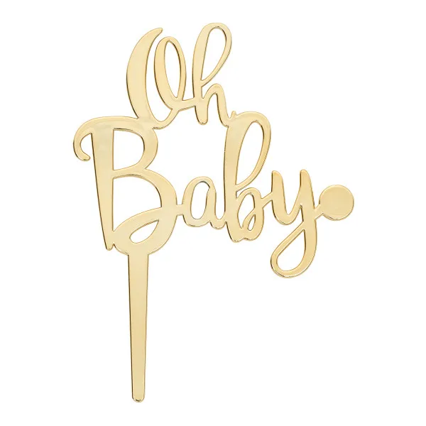 
Oh Baby Candle Holder 12/PKG Cake Decoration pic,plac,layon 