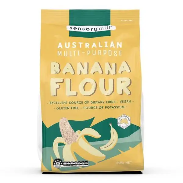 Clean Origin Pure Fruit Natural Rate Certificate Sensory Mill Australian Gluten Free Banana Flour 250g