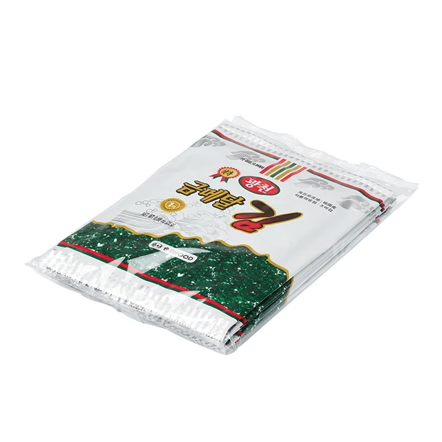 high quality Korean Organic Roasted Delicious Crispy Seasoned  Nori Compressed Sushi Kimbab Seaweed