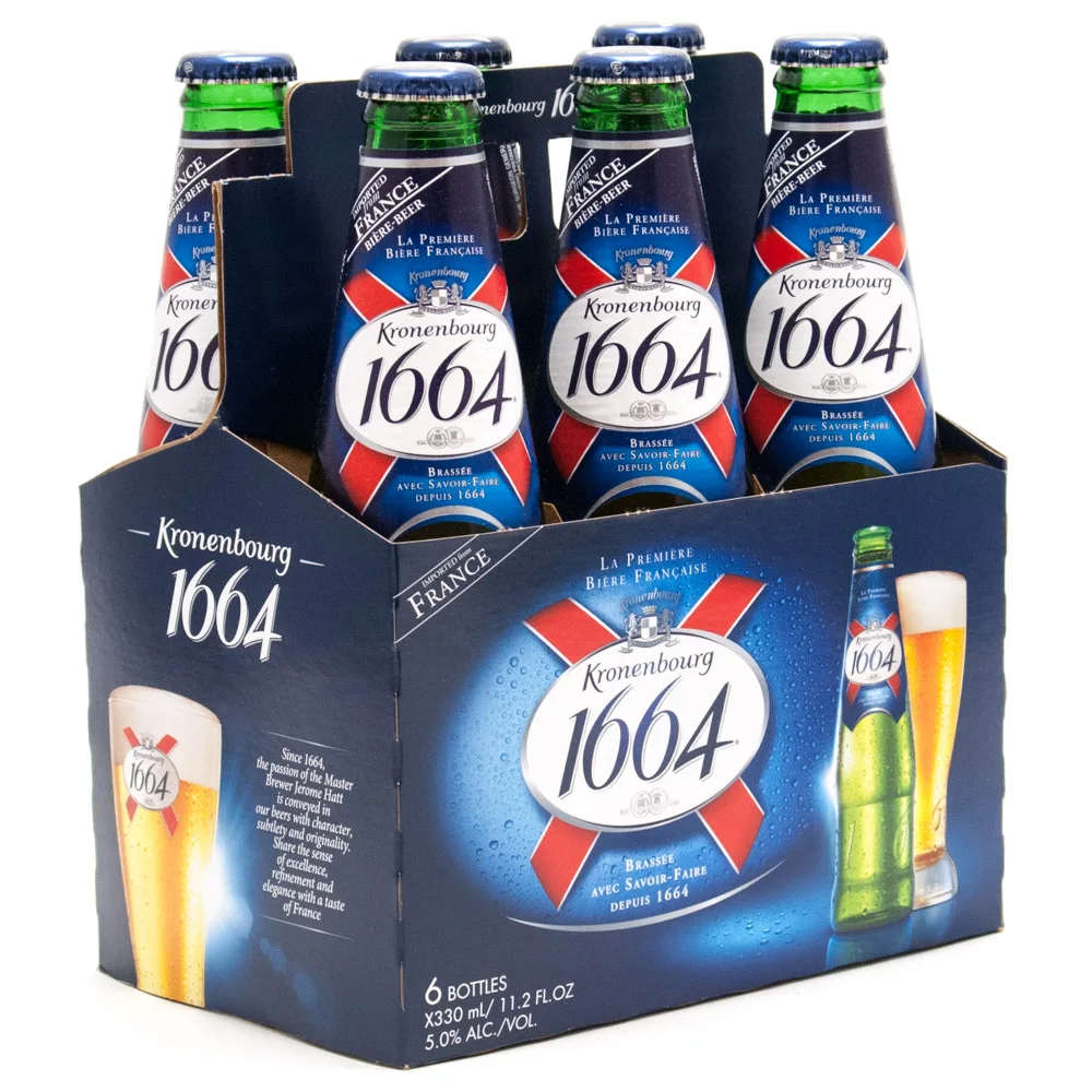 1664 белое пшеничное пиво kronenburg оптом по ведущей
