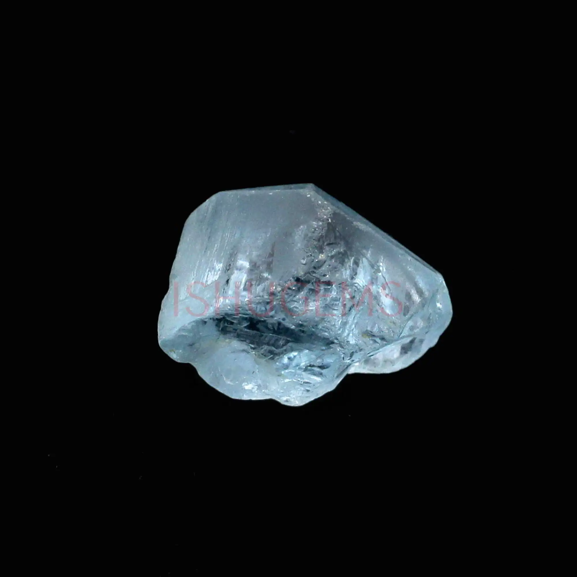 Natural Sky Blue Topaz 13x12mm Freeform Rough 13.25 Cts Loose Gemstone