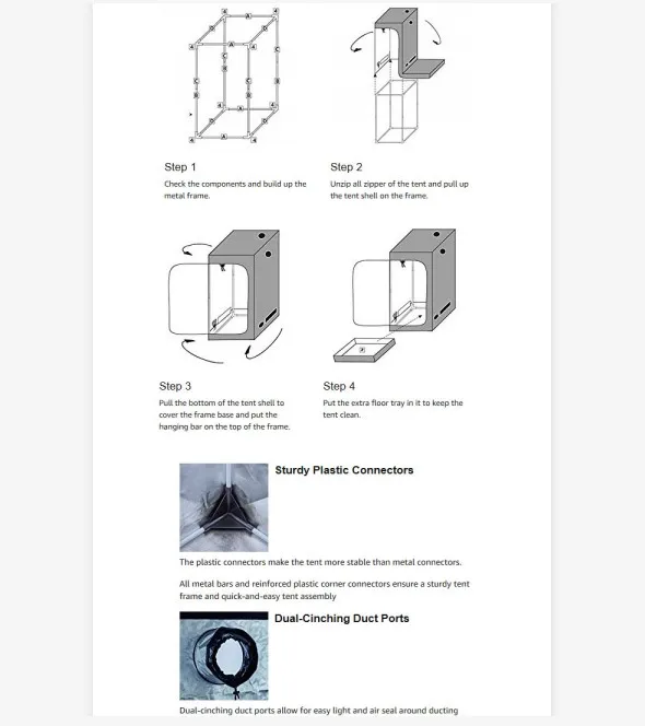 600D High Reflective Indoor Grow Tent 300*300*230cm For Garden Greenhouse Plant Growing mushroom growing kit