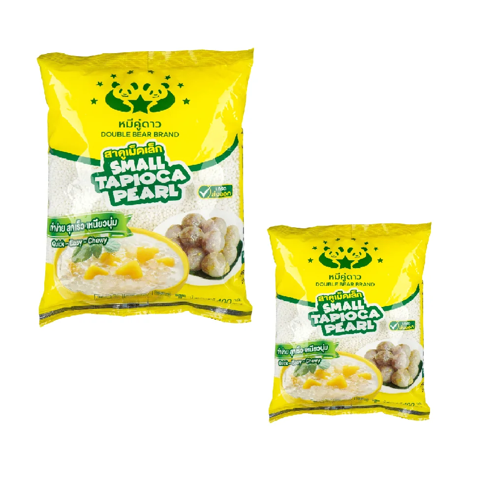 0.4kg Hot Selling Tapioca Balls Naturally Made From 100% Tapioca Starch for Desserts like Bubble Milk Tea,  Coconut Milk Pudding