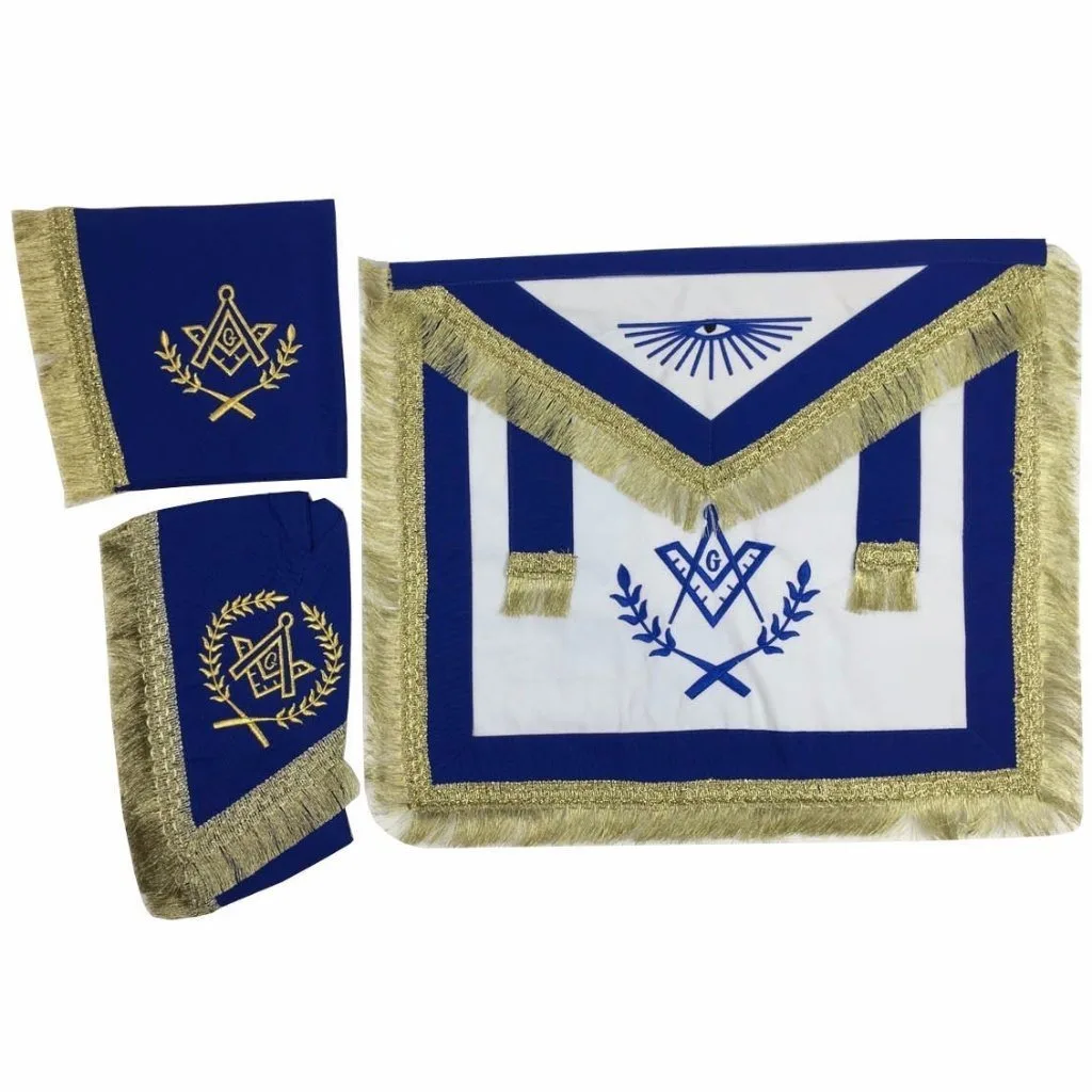 Фартук Masonic Master Mason воротник перчатки с бахромой