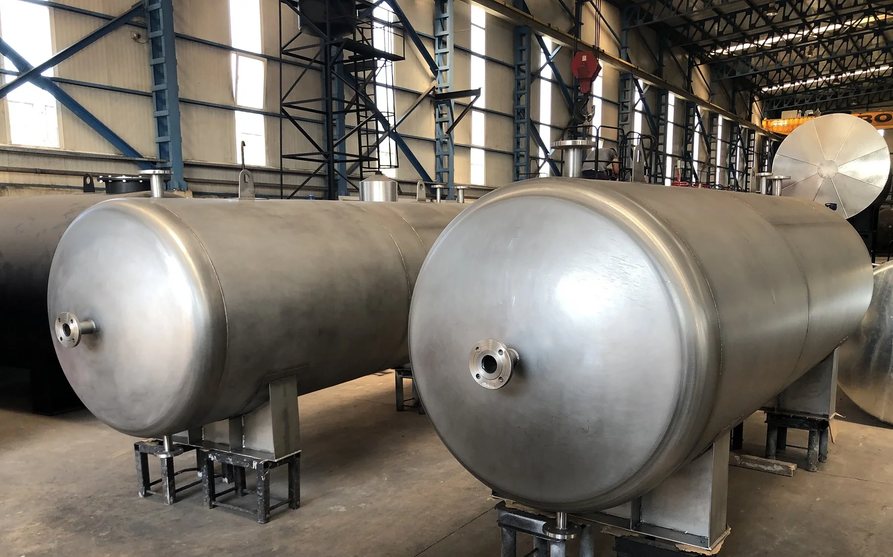 STAINLESS STEEL Boiler with Heat Exchanger 8T Tank CE CERTIFICATION burner gas Automatic System Induction Heating