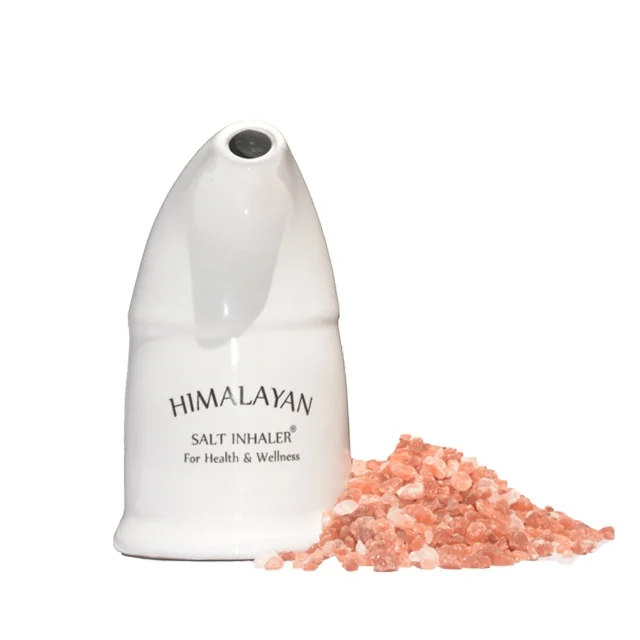 Pure Natural Himalayan Rock Salt Inhaler For Health Care Made by Best Quality Ceramic Material Having Purified Himalayan Crystal