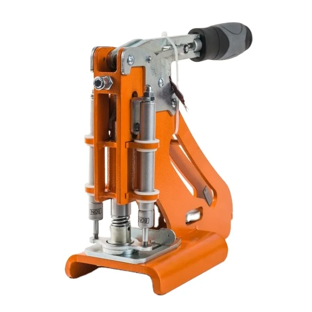 Manual eyelet punching press ALT 12  / grommet press machine  instruments consist of three elements cutting, matrix and punch