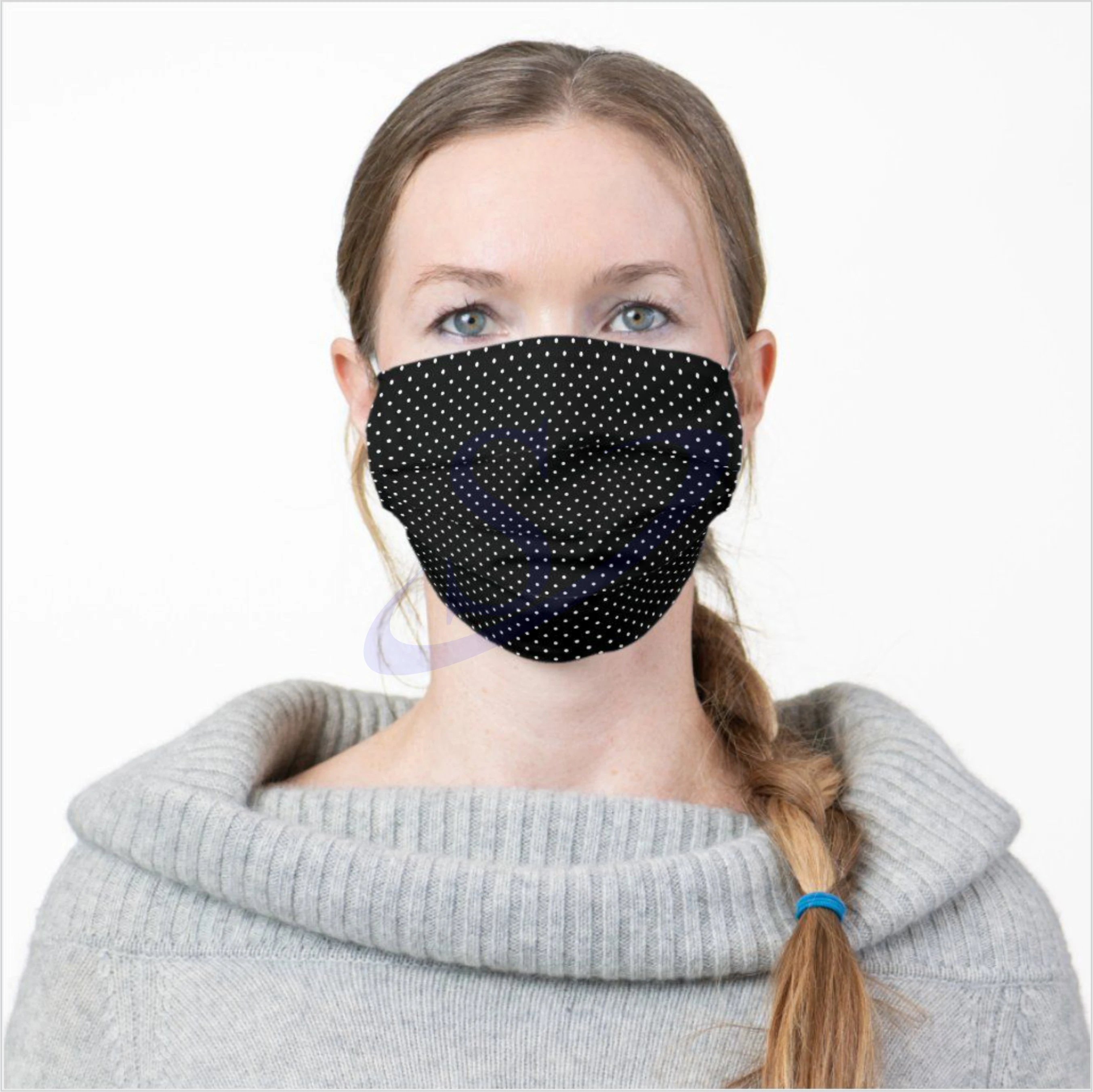 Wholesale customize LOGO Face Maask Printing Party Reusable Cotton Custom black Face Mask