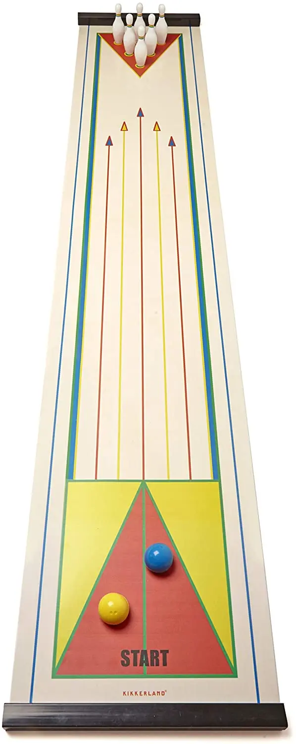 Indoor Bowling Tabletop Bowling Game Sports Shuffleboard Table Game Mats