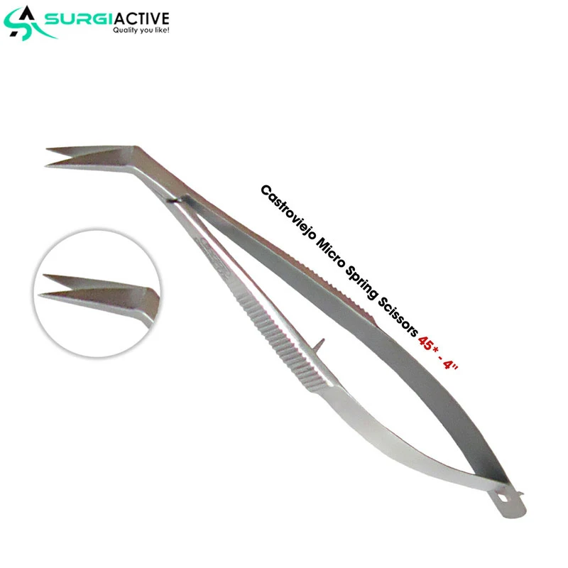 Оптовая цена Микро ножницы ассортимент микро-ножниц для дезинфекции точные хирургические инструменты нейрохирургии