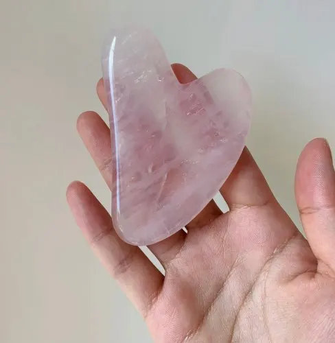 premium products rose quartz gua sha stone high quality stones spiritual magic buy healing meditation gemstones