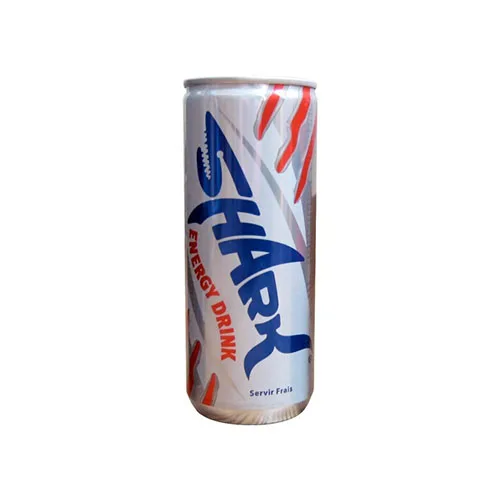
Shark Energy Drink 250 ML cans for export 