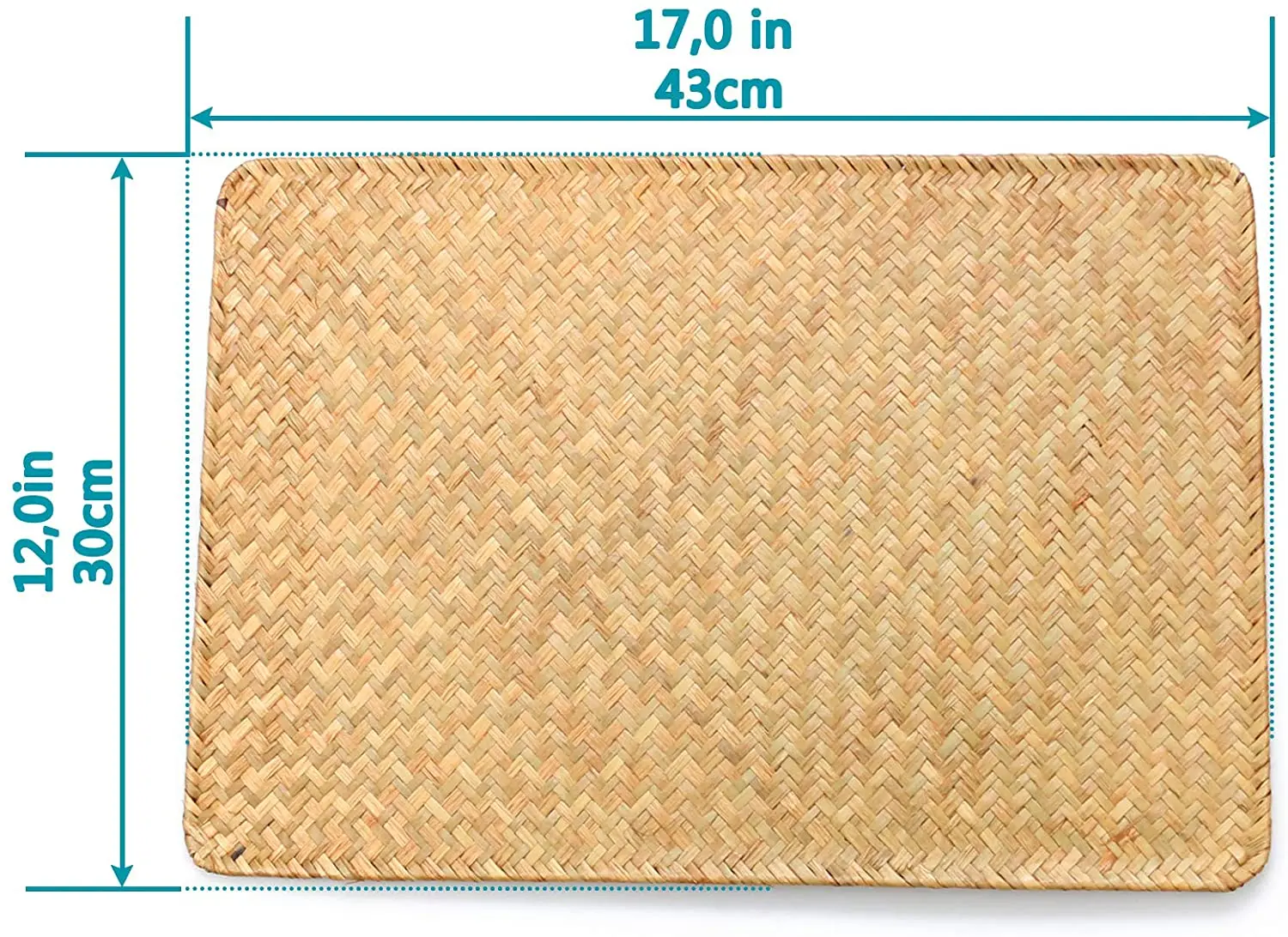 New design 2022 square seagrass placemats 100% high quality handmade hand-woven rattan from Vietnam