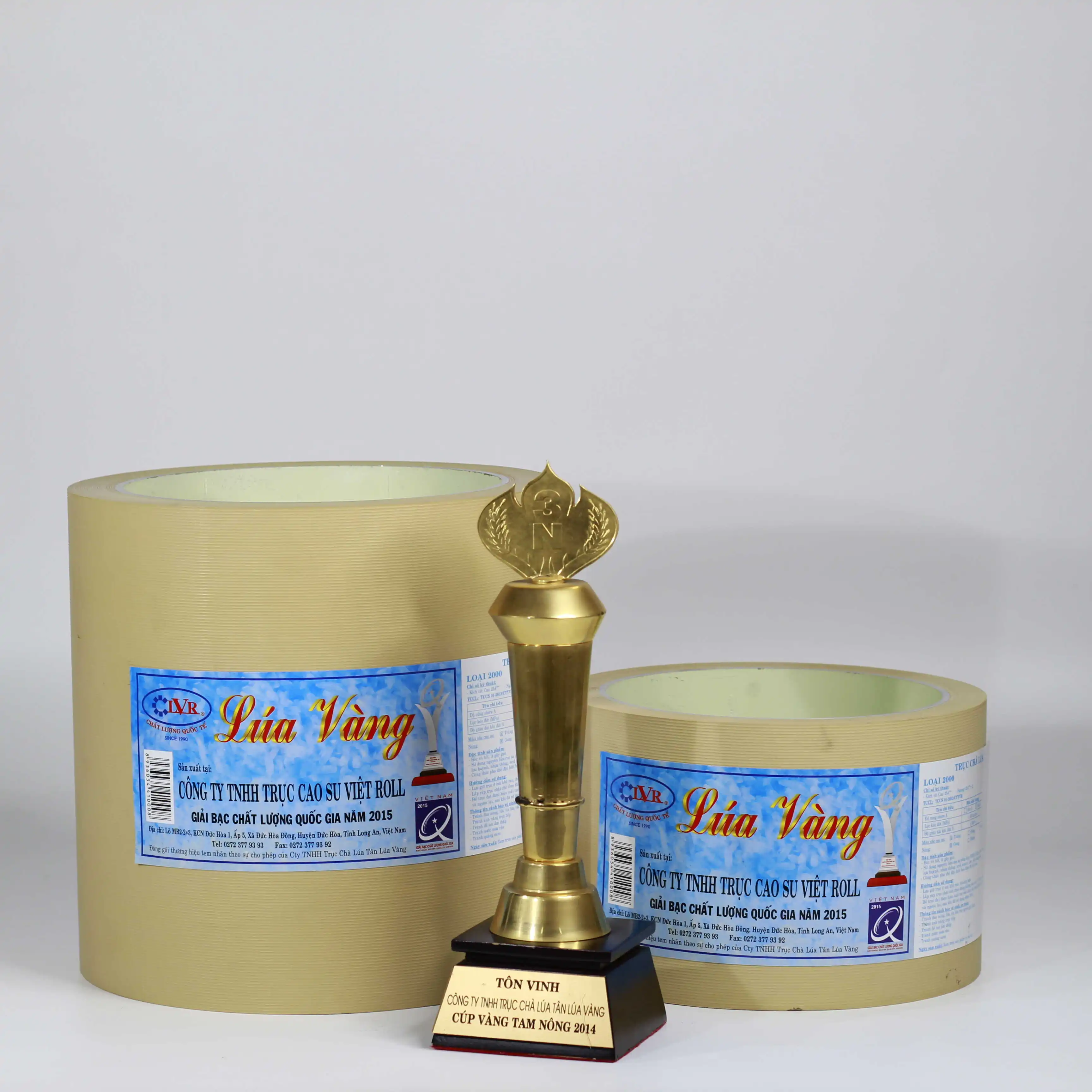 Rice Mill Rubber Roll by Tan Lua Vang Rubber Roller Rice Mill Machine Parts Quality Made in Viet Nam 85-95 Shore a Durable NBR