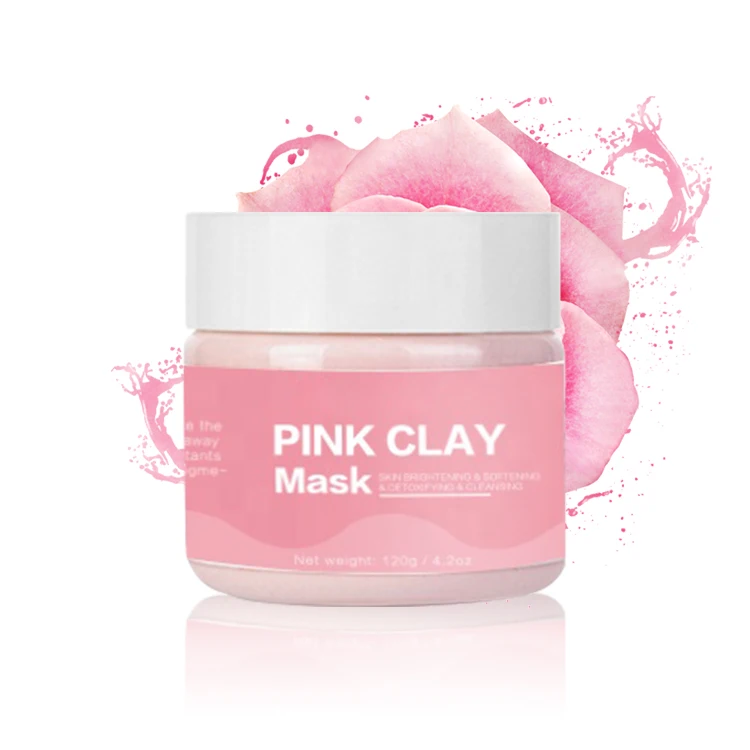 
Facial Private Label Organic Moisturizing Natural Kaolin Mud Pink Clay Mask 